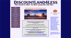 Desktop Screenshot of discountland4less.com